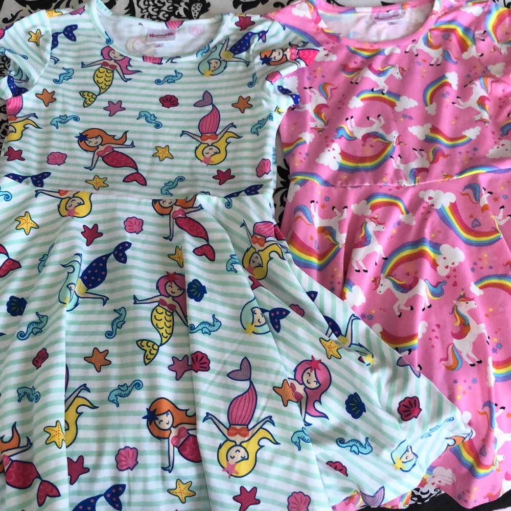 2 girls size 5 spring/summerparty dresses